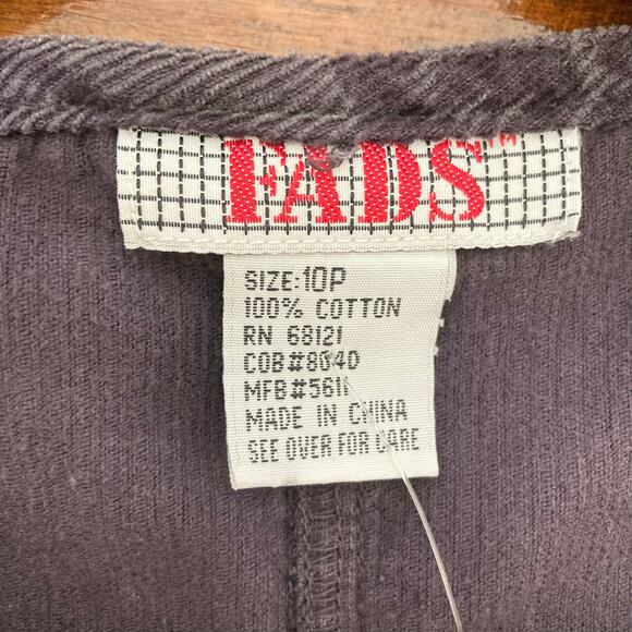 Vintage 90s Fads Corduroy Maxi Jumper Dress - Picture 6 of 6